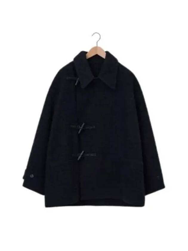 Belted Short Duffel Coat Black - LEMAIRE - BALAAN 2