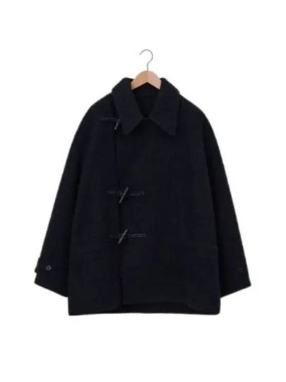 Belted Short Duffel Coat Black - LEMAIRE - BALAAN 2