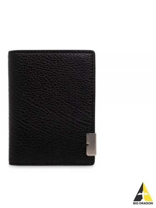 B-Cut Logo Leather Card Wallet Black - BURBERRY - BALAAN 2