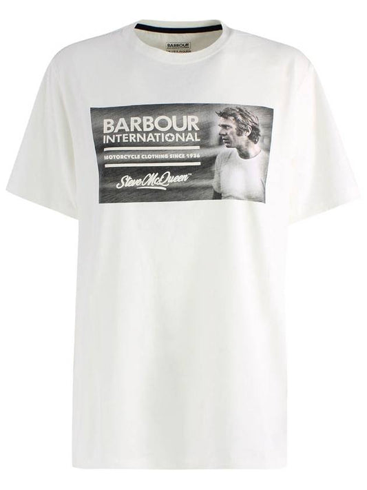 Legend Short Sleeve T-Shirt White - BARBOUR - BALAAN.