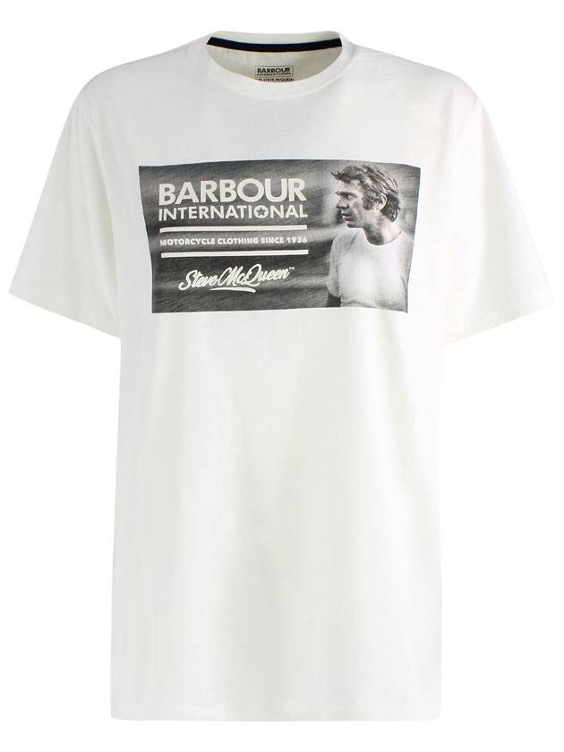 Legend Printing Short Sleeve T-Shirt White - BARBOUR - BALAAN 1