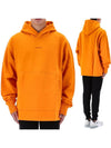 Logo Loose Fit Hoodie Turmeric Orange - ACNE STUDIOS - BALAAN 2