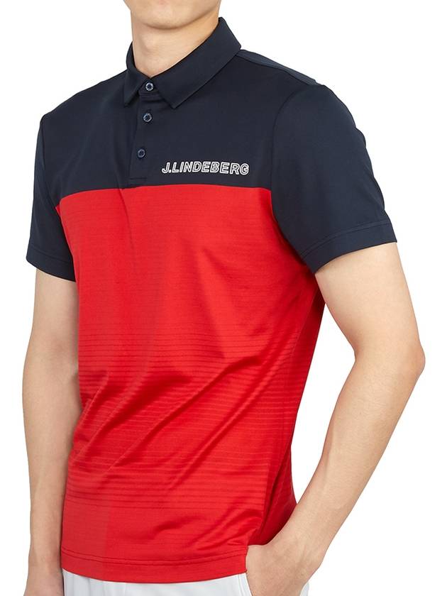 Golf Wear Men s Short Sleeve T Shirt GMJT06850 G131 - J.LINDEBERG - BALAAN 6