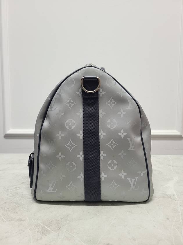 Kim Jones Monogram Metallic Bandouli re Keepall 50 - LOUIS VUITTON - BALAAN 4