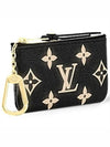 Monogram Empreinte Key Pouch Bag Black - LOUIS VUITTON - BALAAN 3