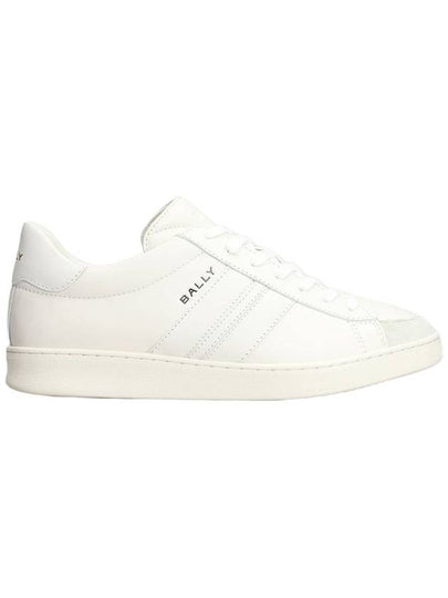 Logo Tennis Leather Low-Top Sneakers White - BALLY - BALAAN 2