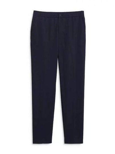 Precision Ponte Curtis Drawstring Straight Pants Navy - THEORY - BALAAN 2