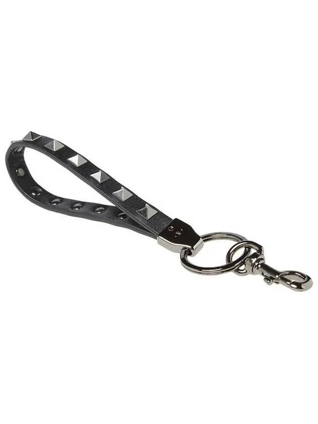 Rockstud Keyring Dark Grey - VALENTINO - BALAAN 3