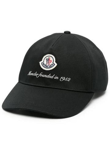 History Print Baseball Cap 3B00002 0U162 999 - MONCLER - BALAAN 1