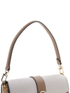 Greenwich Medium Logo Shoulder Bag White - MICHAEL KORS - BALAAN 9