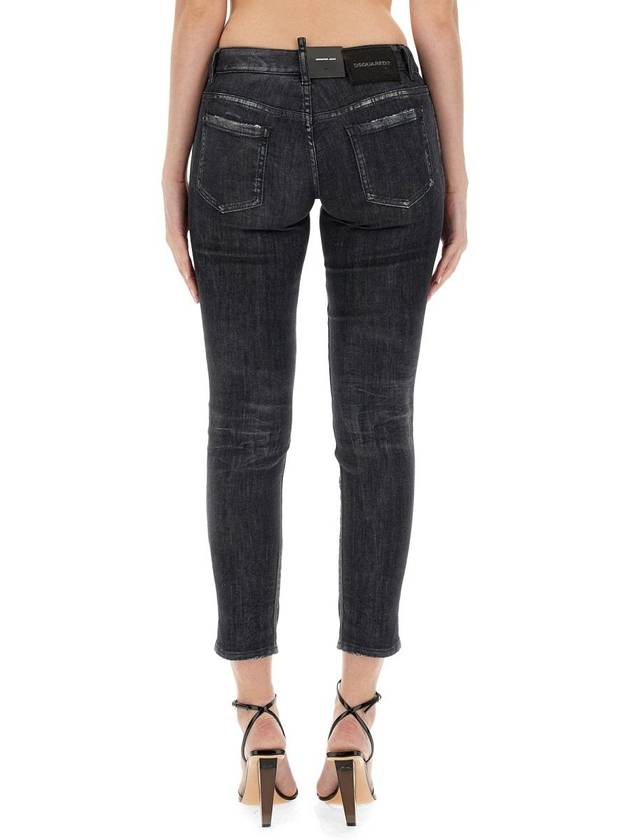 Clean Wash Jennifer Jeans Black - DSQUARED2 - BALAAN 5