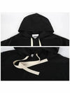 Two Side Zip Pockets Technical Cotton Hoodie Black - JIL SANDER - BALAAN 6