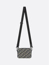 Oblique Strap Shoulder Bag  Black Beige - DIOR - BALAAN 4