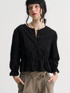 Lottiemoss Eyelet Lace Blouse Black - SORRY TOO MUCH LOVE - BALAAN 2