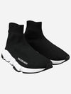 Speed Trainer High Top Sneakers Black - BALENCIAGA - BALAAN 2