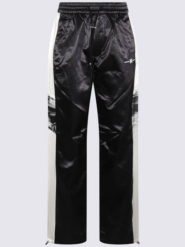 Black White Cotton Track Pants PF23MAW006001 B0560955441 - AMIRI - BALAAN 3