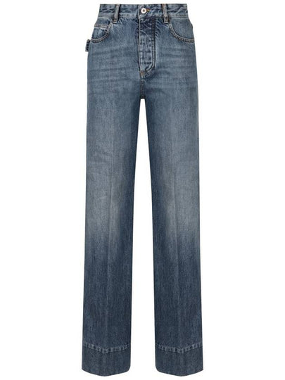 Women's Vintage Wide Jeans Blue - BOTTEGA VENETA - BALAAN 2