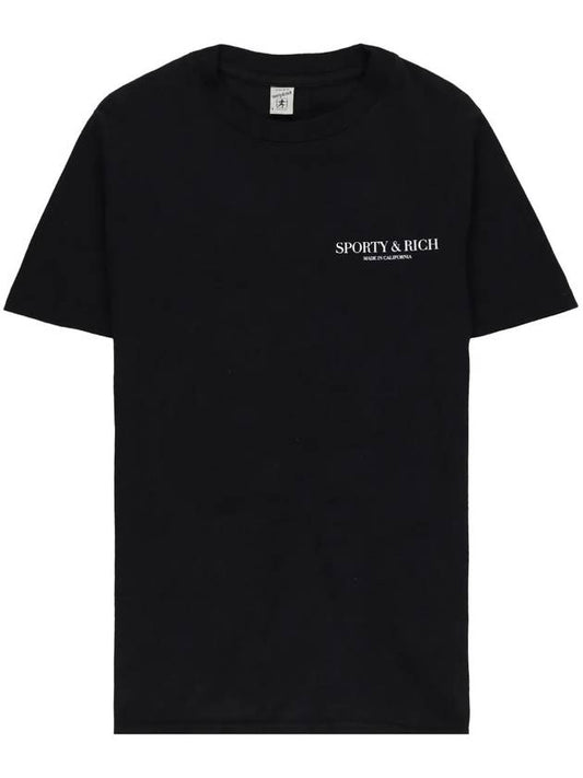 Made in California Short Sleeve T-Shirt Black - SPORTY & RICH - BALAAN 1