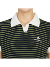 Golf Wear Short Sleeve Knit HHW 2A AB53 NAVY GREEN - HORN GARMENT - BALAAN 6