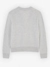 Baby Fox Patch Boxy Cardigan Light Grey Melange - MAISON KITSUNE - BALAAN 3