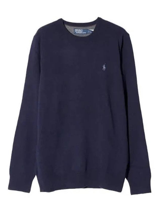 Pony logo round knit men - POLO RALPH LAUREN - BALAAN 1