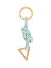 Triangle Nappa Key Holder Pale Blue - BOTTEGA VENETA - BALAAN 4