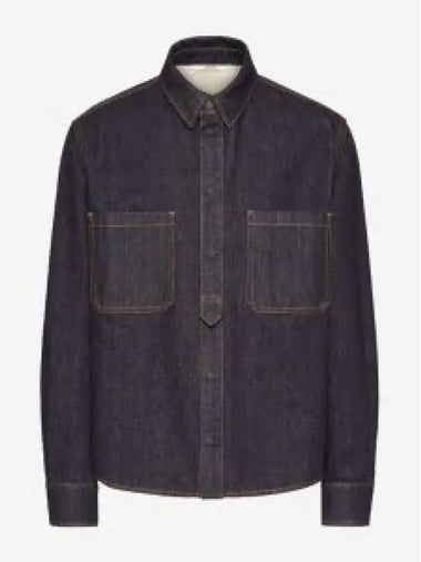 3V0DB02E 9F1 528 3V3DB02E Denim Shirt Jacket 998499 - VALENTINO - BALAAN 1