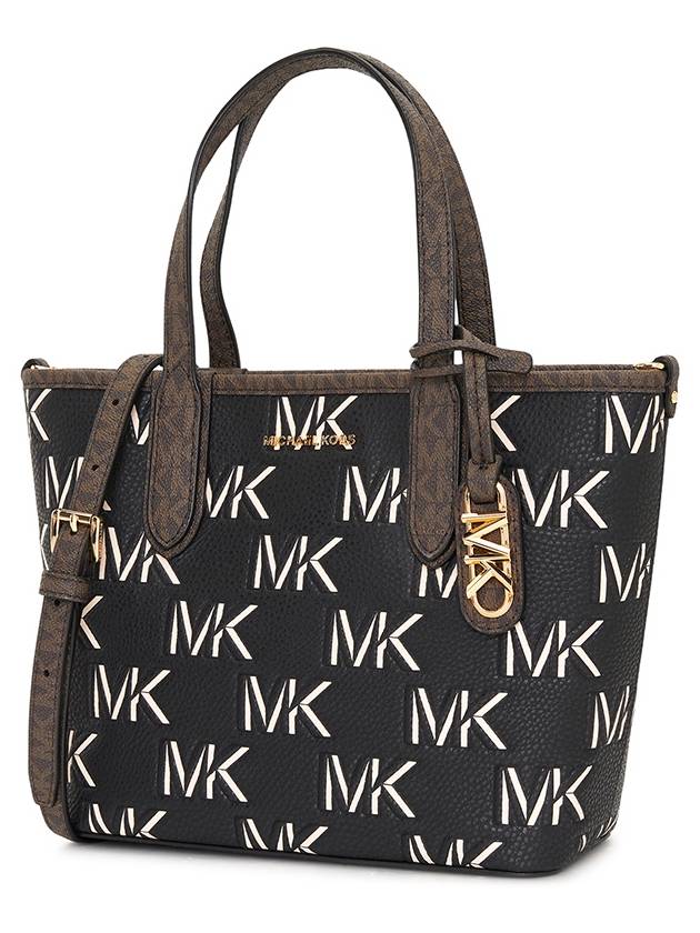 Eliza tote bag 30F3GZAT0L BROWN BLK - MICHAEL KORS - BALAAN 3