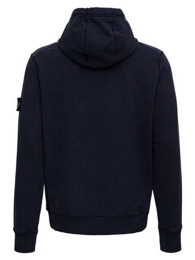 Wappen Patch Brushed Cotton Fleece Hoodie Navy - STONE ISLAND - BALAAN 5