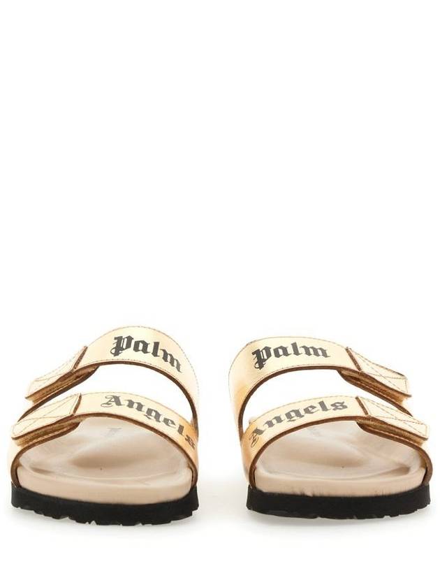 Sandals PWIH019 S23LEA0017661 GOLD - PALM ANGELS - BALAAN 5