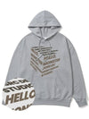 Cube Coffee Brown Overfit Hoodie Gray - MONSTER REPUBLIC - BALAAN 4