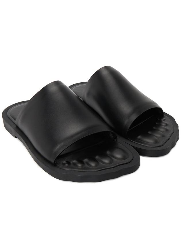 Leather Slippers Black - BALENCIAGA - BALAAN 4