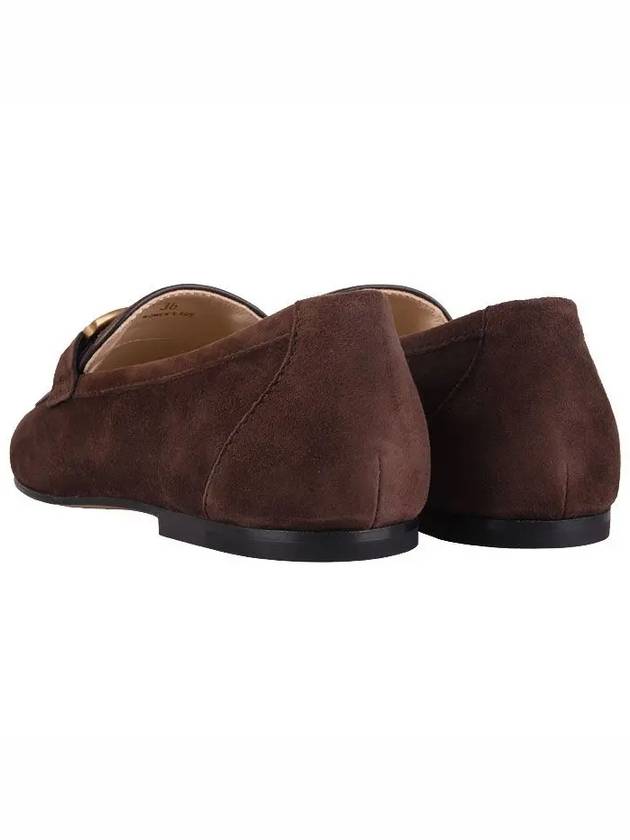 Women's Kate Suede Loafers Brown - TOD'S - BALAAN.