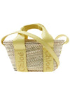 Sense Small Raffia Tote Bag Beige Yellow - CHLOE - BALAAN 4