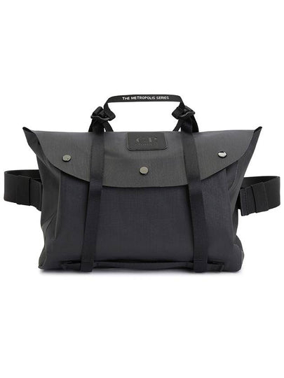 Metropolis Series Rubber Reps Belt Bag Black - CP COMPANY - BALAAN 2