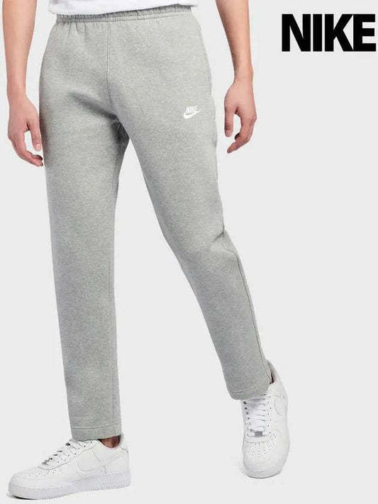 Men's Sportswear Club Fleece Track Pants Grey - NIKE - BALAAN 2