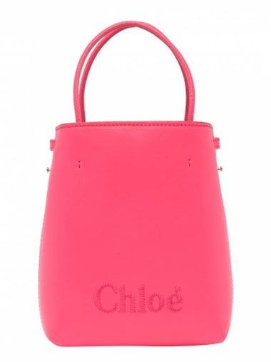 Sense Micro Calfskin Tote Bag Pink - CHLOE - BALAAN 1