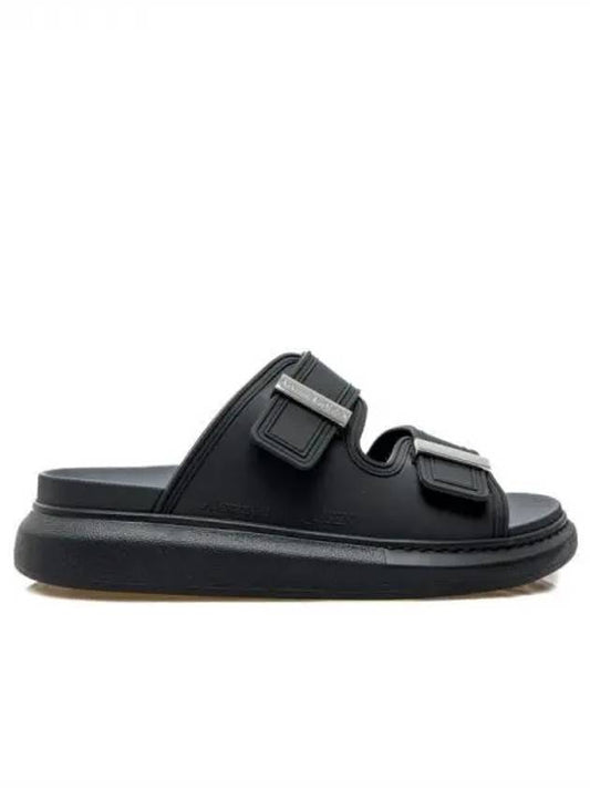 Hybrid Rubber Slippers Black - ALEXANDER MCQUEEN - BALAAN 2