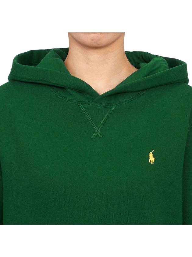 Kids Embroidered Logo Hoodie Green - POLO RALPH LAUREN - BALAAN 6