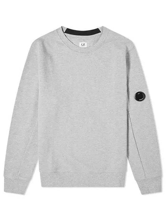 Diagonal Raised Fleece Sweatshirt Grey Melange - CP COMPANY - BALAAN 2