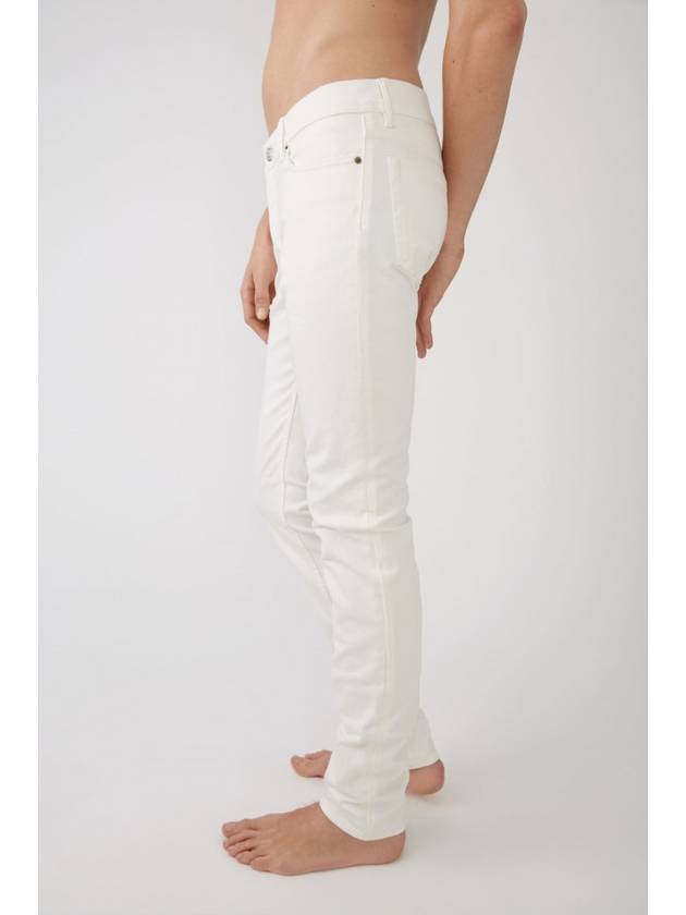 Straight Denim Jeans White - ACNE STUDIOS - BALAAN 4