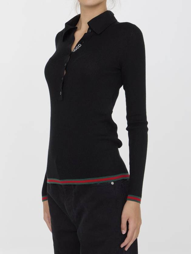 Cashmere And Silk Jumper - GUCCI - BALAAN 2