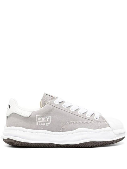 Blakey OG sole canvas low top sneakers gray - MAISON MIHARA YASUHIRO - BALAAN 2