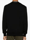 Diagonal Raised Fleece Sweatshirt Black - CP COMPANY - BALAAN 5