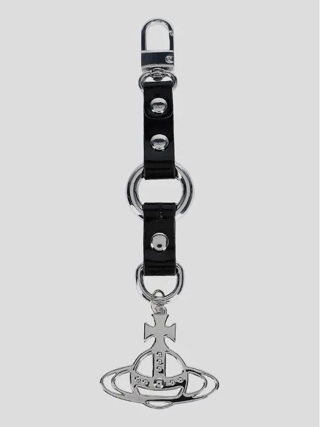 ORB Charm Key Holder Black Silver - VIVIENNE WESTWOOD - BALAAN 3