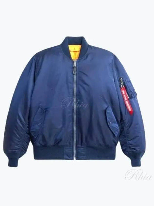 MJM21000C1 REPLICA Blue MA 1 Jacket - ALPHA INDUSTRIES - BALAAN 1