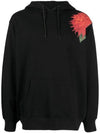 flower print hoodie HZT97284 - YOHJI YAMAMOTO - BALAAN 1