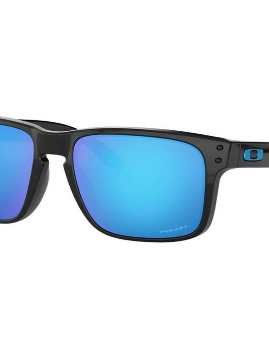 Holbrook Polished Black W Prism Sapphire OO9102 F555 - OAKLEY - BALAAN 1