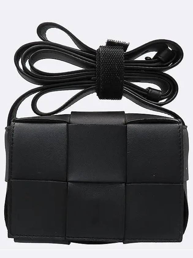 666688 Black color candy cassette mini cross bag - BOTTEGA VENETA - BALAAN 2