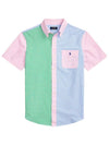 Men's Classic Fit Gingham Fun Short Sleeves Shirt Multi - POLO RALPH LAUREN - BALAAN 1